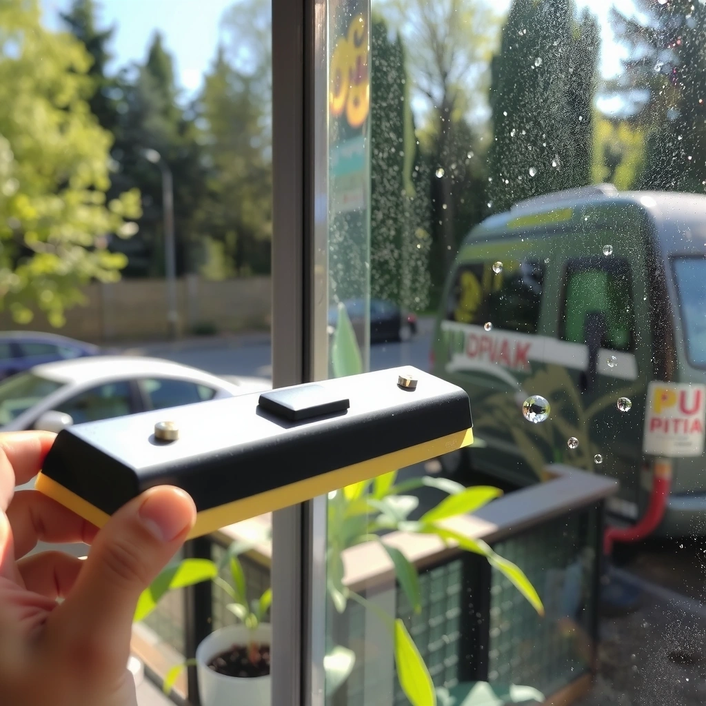 Interior window cleaning