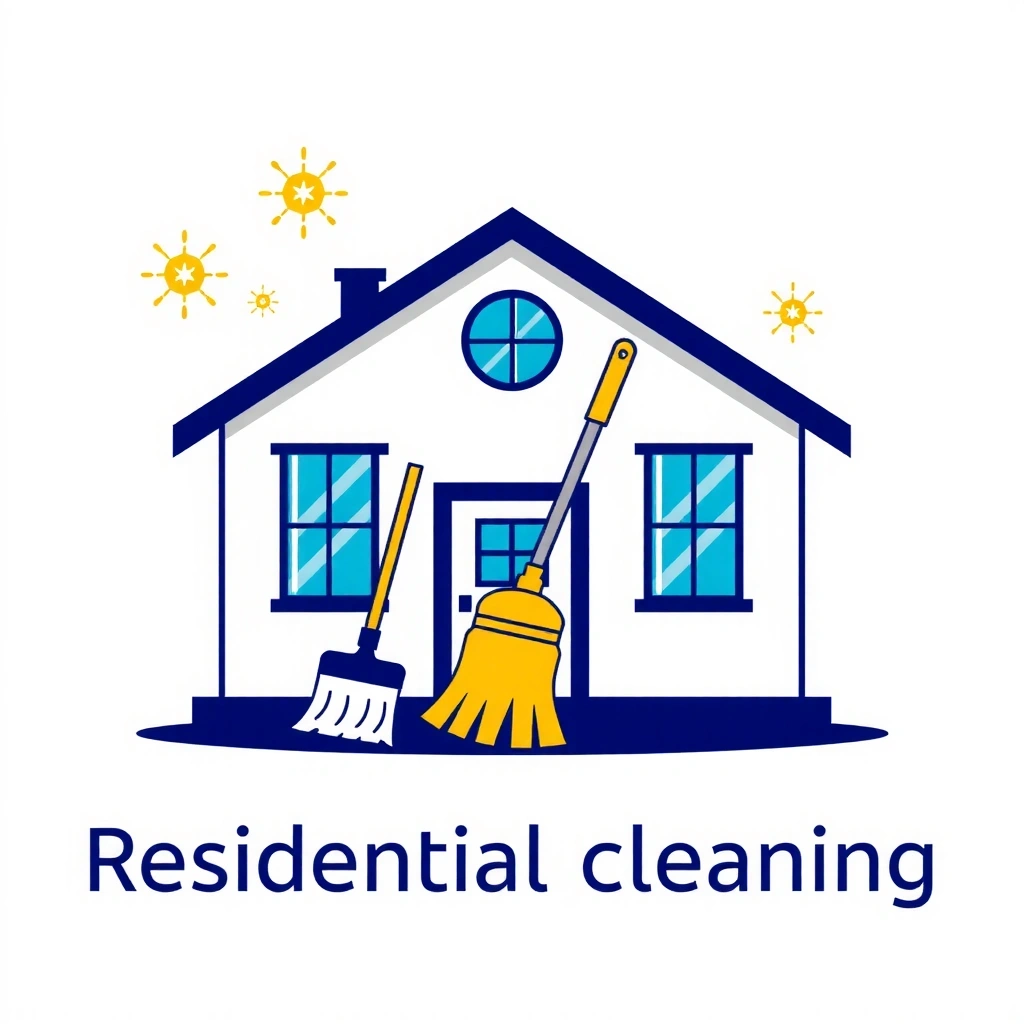 Icon representing a clean house